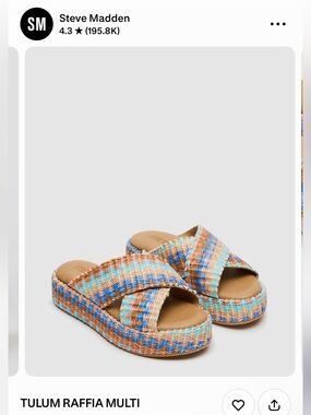 Steve Madden Tulum platform